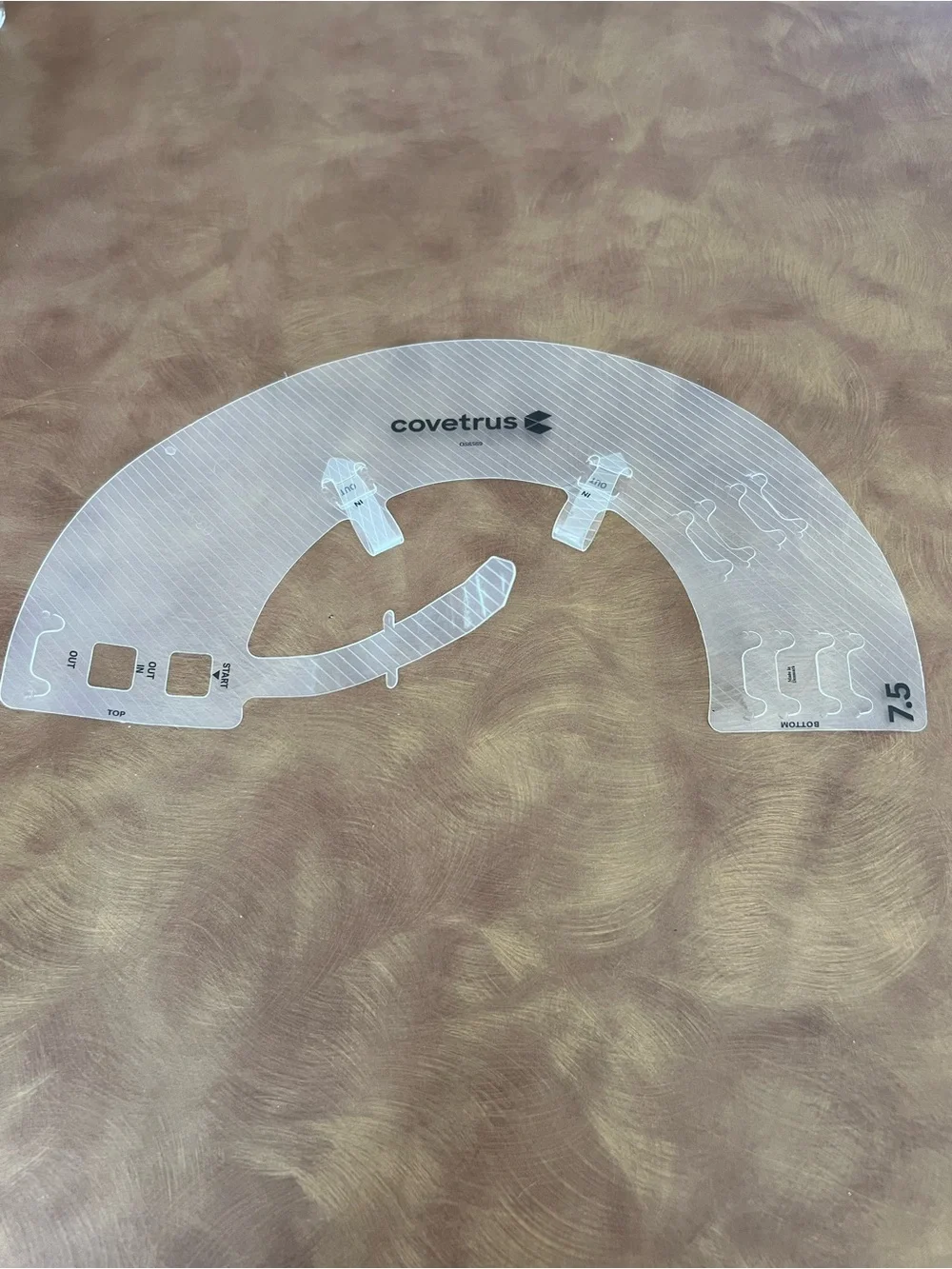 Coverus Elizabethan Clear Plastic adjustable Pet Recovery Cone, 7.5